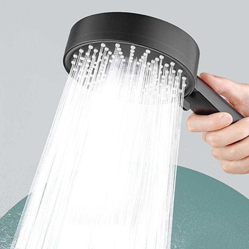 Modern Handheld Shower Head Adjustable Water Flow 5 Setting Wall-Mount Showerhead