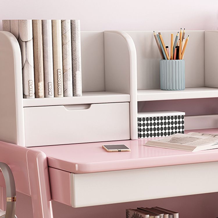 3 Drawers and 3 Shelves Kids Desk Writing Desk in Solid Wood