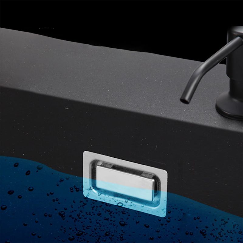 Classic Style Kitchen Sink Corrosion Resistant 2 Holes Stainless Steel Kitchen Sink