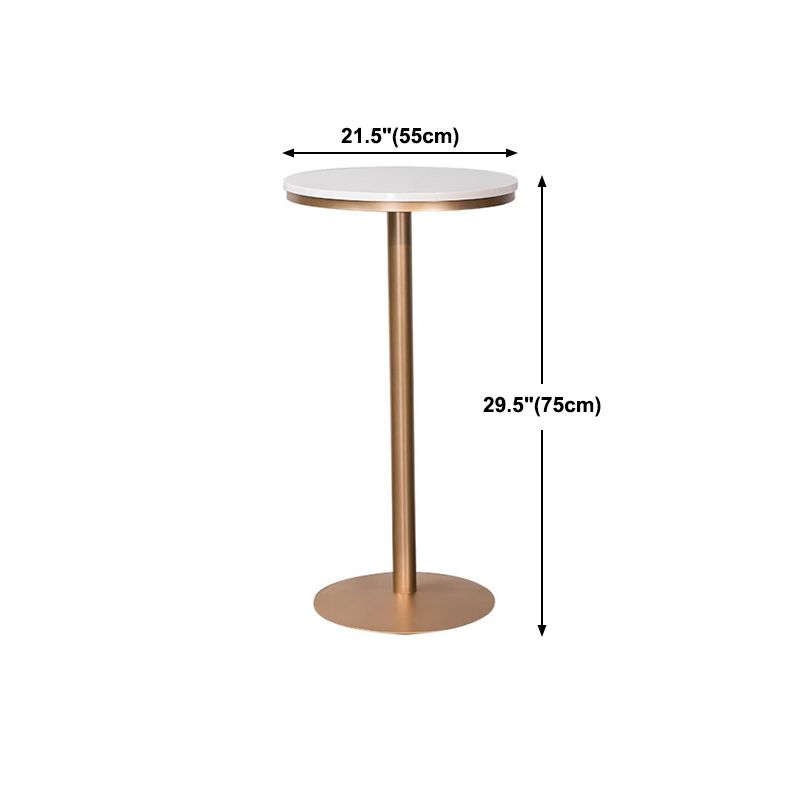 Nordic Style Bar Table Artificial Marble Pub Table for Dining Room 55"√ó55"