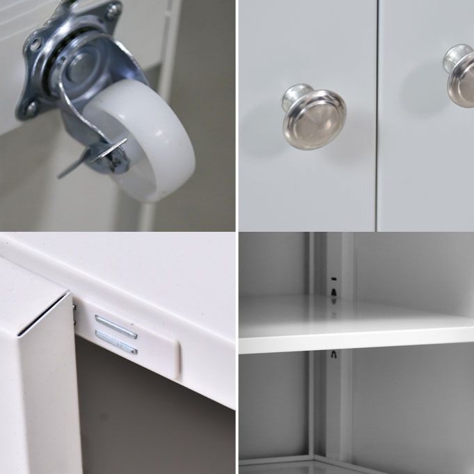 Office Metal Cabinet Modern Locking Drawers File Cabinet with Castors