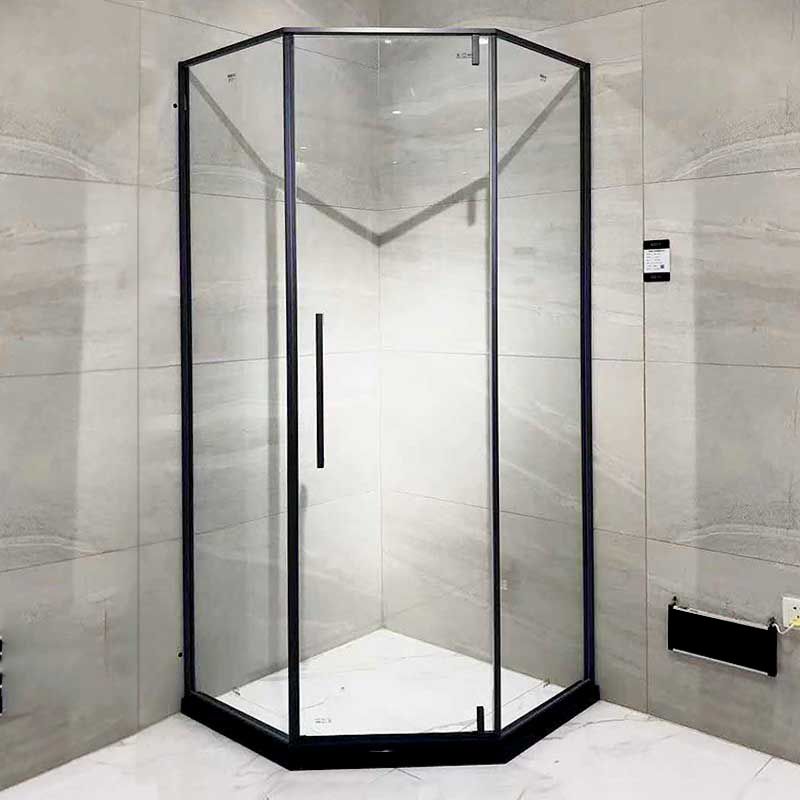 Pivot Transparent Shower Bath Door Transparent Shower Door with Door Handle