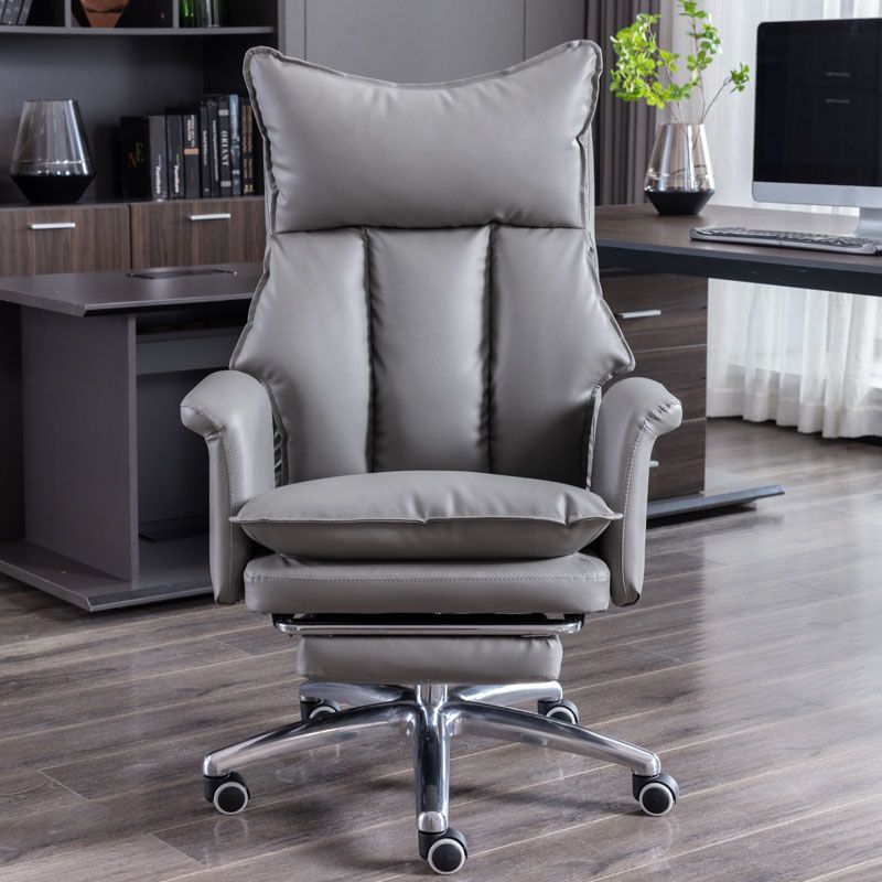 Modern Slide Chair High Back Ergonomic Adjustable Leather Executive Chair