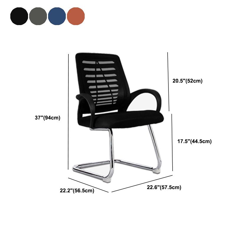 Modern Breathable AirGrid Arm Chair Microfiber Desk Mid-Back Office Chair