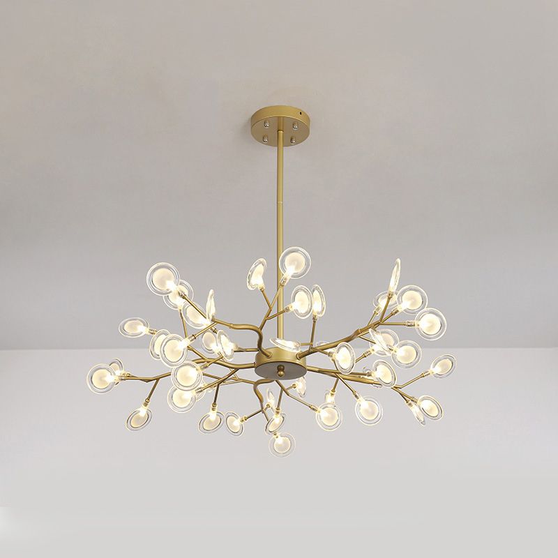 Chandelier de lustre en métal moderne en forme de branche LED ARRIMME LEMPORT