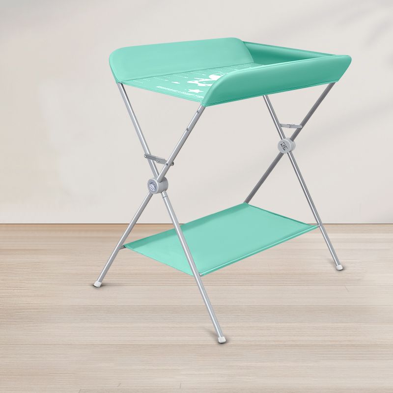 Folding and Portable Changing Table Metal Baby Changing Table with Pad