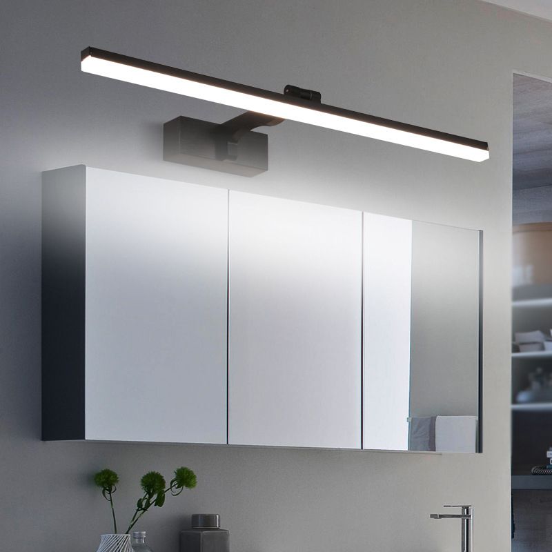 Modern Slim Linear Wall Sconce Simple Acrylic Bathroom LED Vanity Lighting Fixture