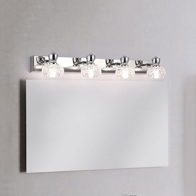 Modern Style Bowl Shape Sconce Lamp Glass Wall Lights for Bathroom