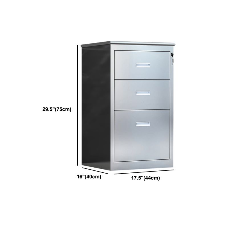 Metal Vertical Filing Cabinet Fire-Resistant File Cabinet with Storage