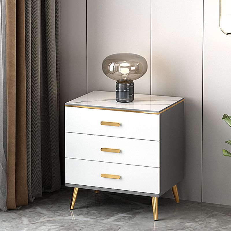 Modern Rectangle Accent Chest Wood Soft Close Drawers Storage Cabinet