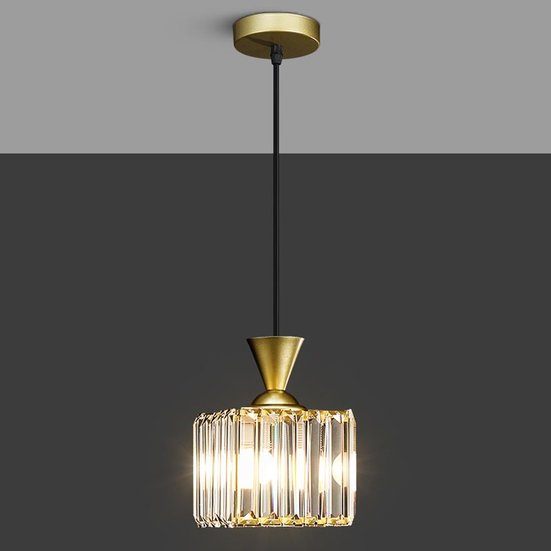 Crystal Hanging Light Modern Style Pendant Lighting Fixture for Dining Room