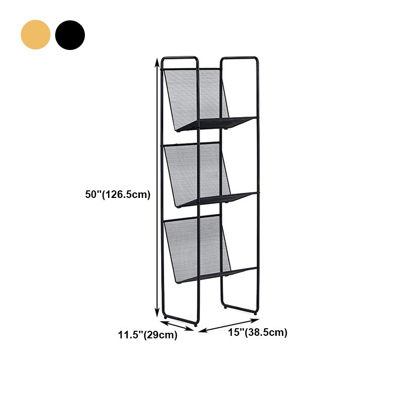 11.42"W Bookshelf Contemporary Style Bookcase for Study Room and Office