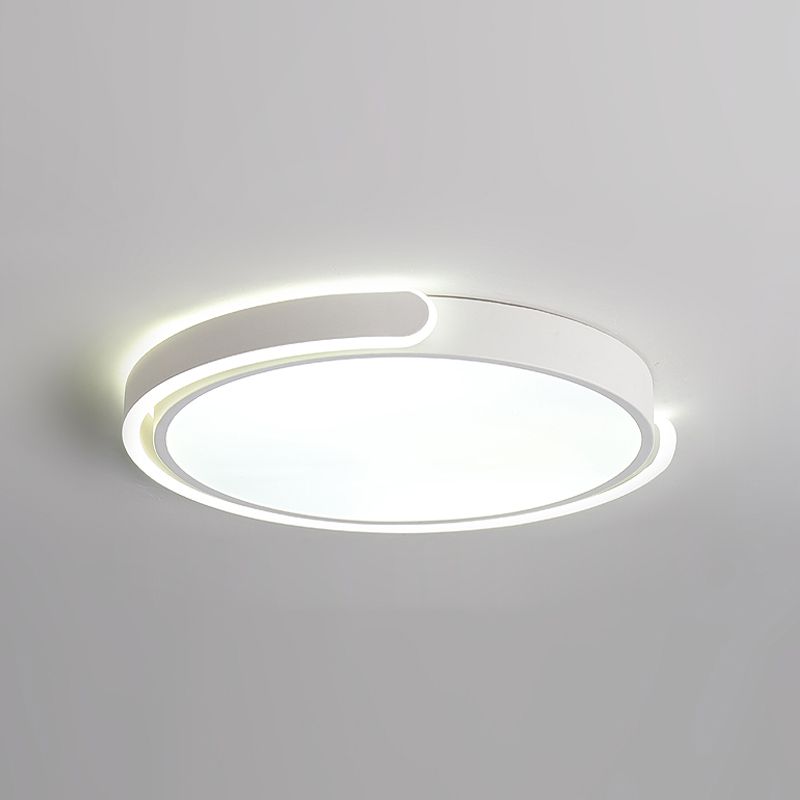 Round LED Flush Mount Lighting Modernist Flush Mounted Ceiling Lights for Living Room