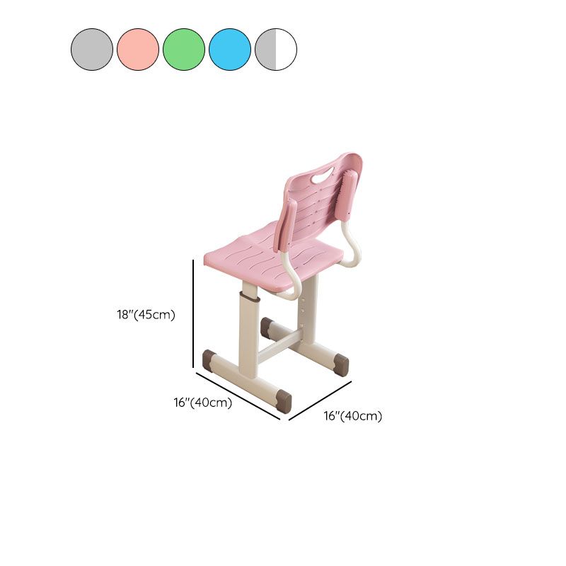 Children's Desk Adjustable Study Desk with Storage Shelf and Chair