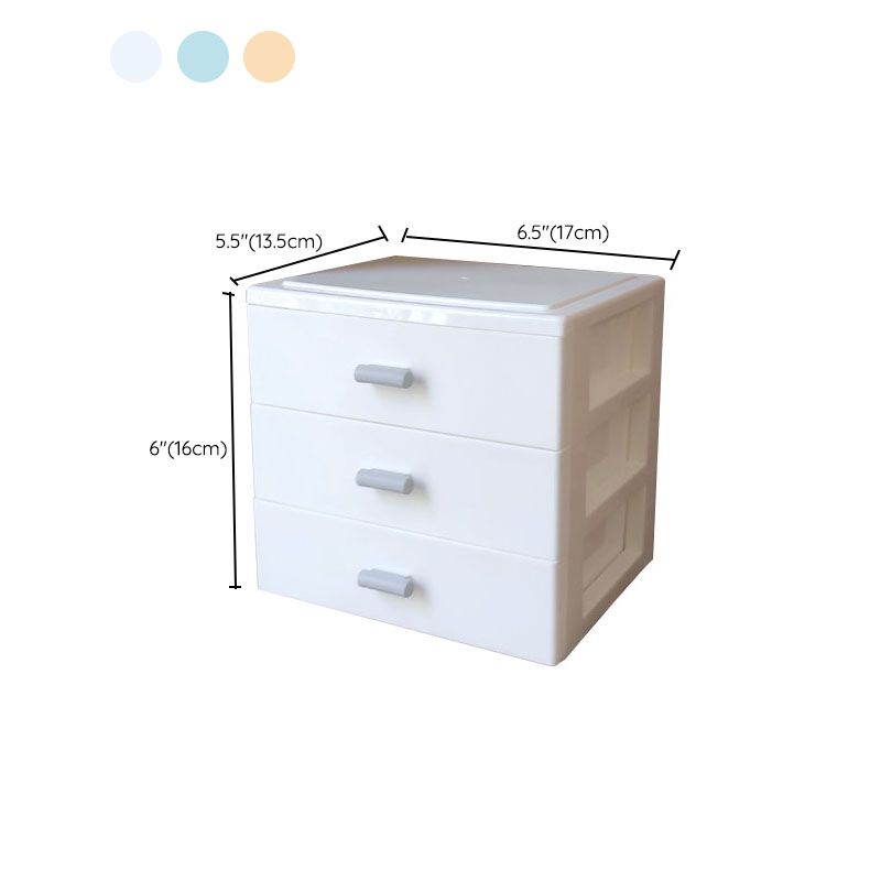 Modern Cabinet Solid Color Plastic Filing Cabinet for Home Office