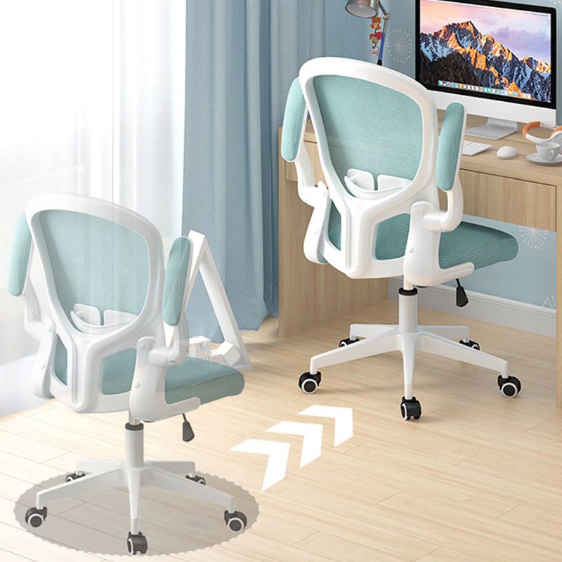 Modern Padded Arms Conference Chair Mesh-back Desk Chair for Office