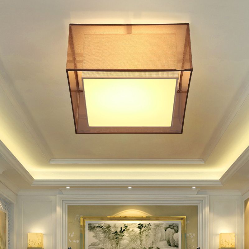 New Chinese Style Ceiling Light Geometry Shape Ceiling Lamp for Bedroom