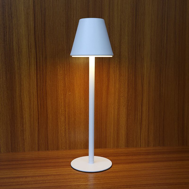 Contemporary Table Lamp 1-Light LED Metal Cone Table Light for Dining Room