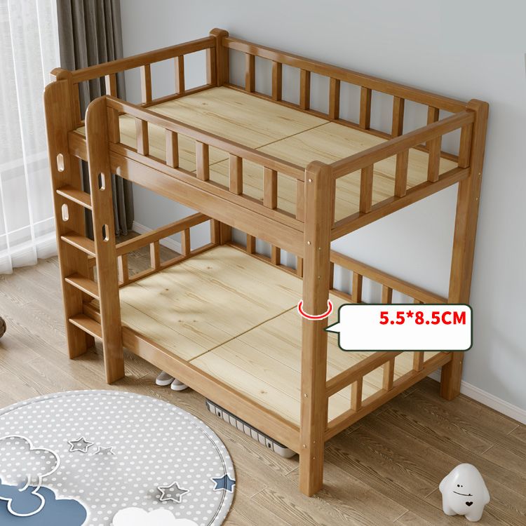 Solid Wood Kids Bed Gender Mid-Century Modern No Theme Neutral Bunk Bed