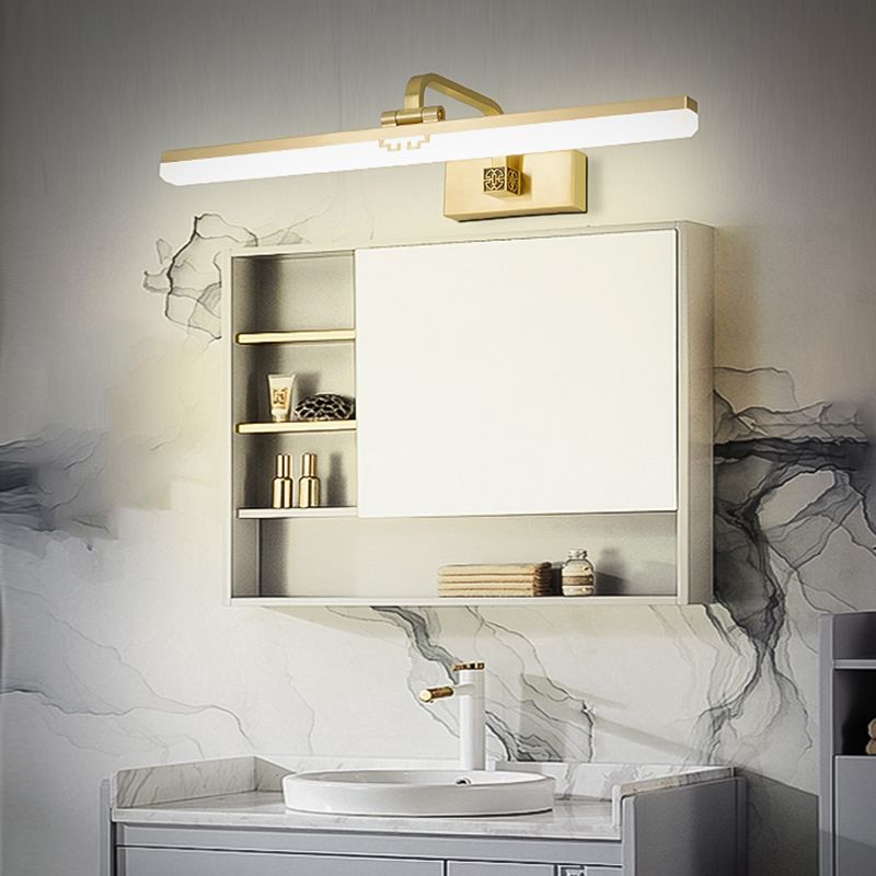 Moderno stile minimalista a semplificare la lampada montata a parete con il bagno