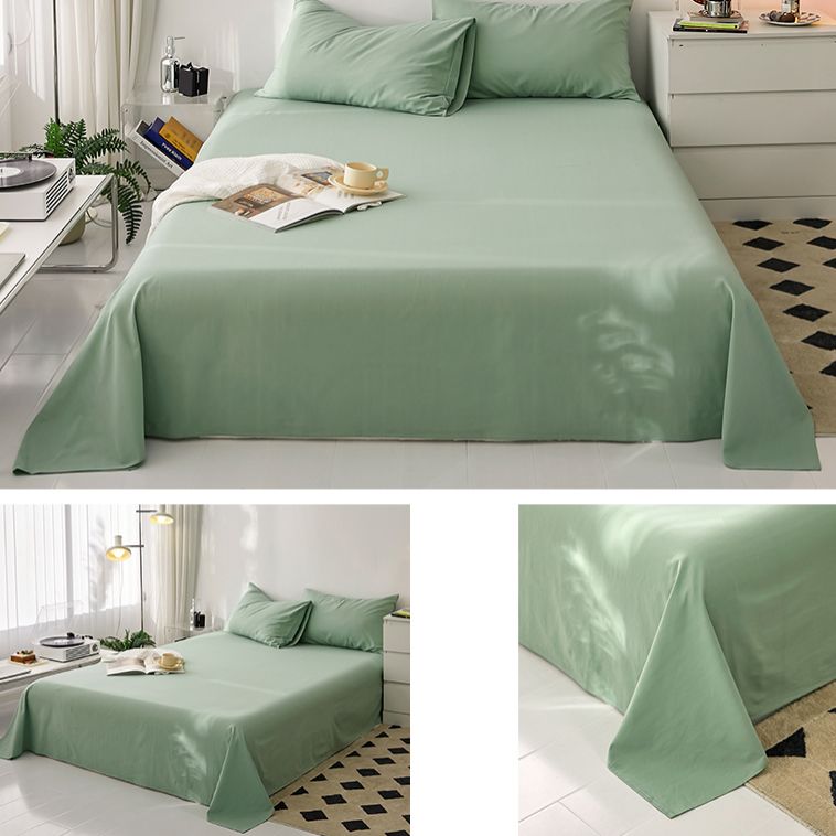 Whole Colored Bed Sheet Cotton Non-Pilling Fade Resistant Sheet Set