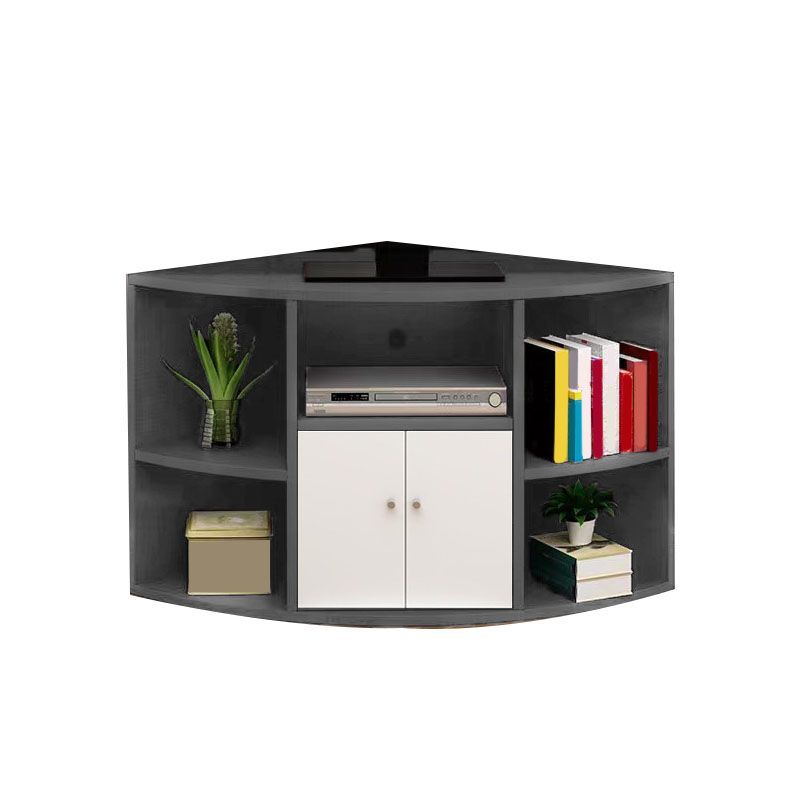 Contemporary TV Stand Console Corner TV Media Console with Door