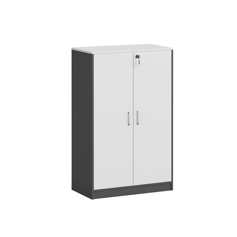 Modern Style Vertical File Cabinet Locking Storage Wood Filing Cabinet for Home Office