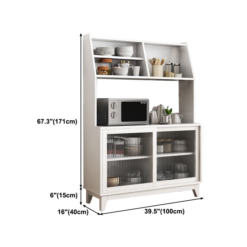 Rectangle Storage Sideboard Contemporary Wooden Kitchen Cabinet