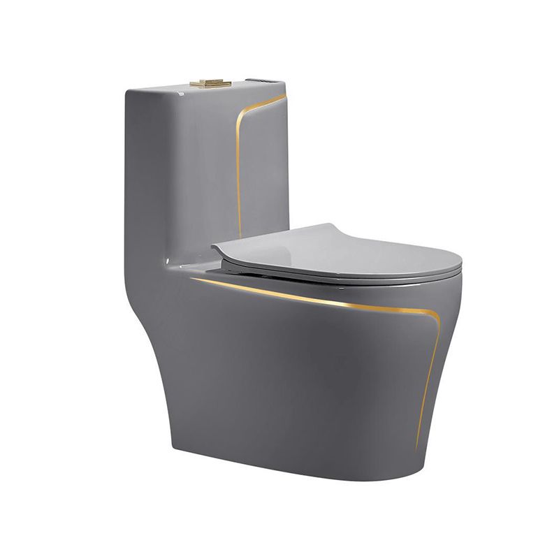 Traditional Ceramic Flush Toilet Siphon Jet Urine Toilet for Bathroom