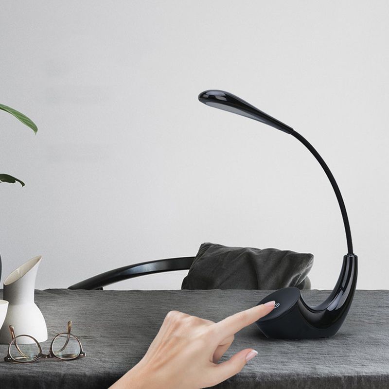 Plastic flexible ARM BRAUT LAMP MINIMALE LED DE LECTURE RECHARGÉable avec contrôle tactile