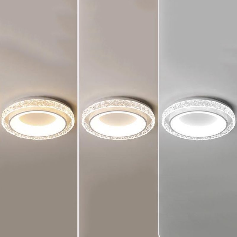 Modern Flush Mount Lighting LED White Ceiling Light for Restaurant