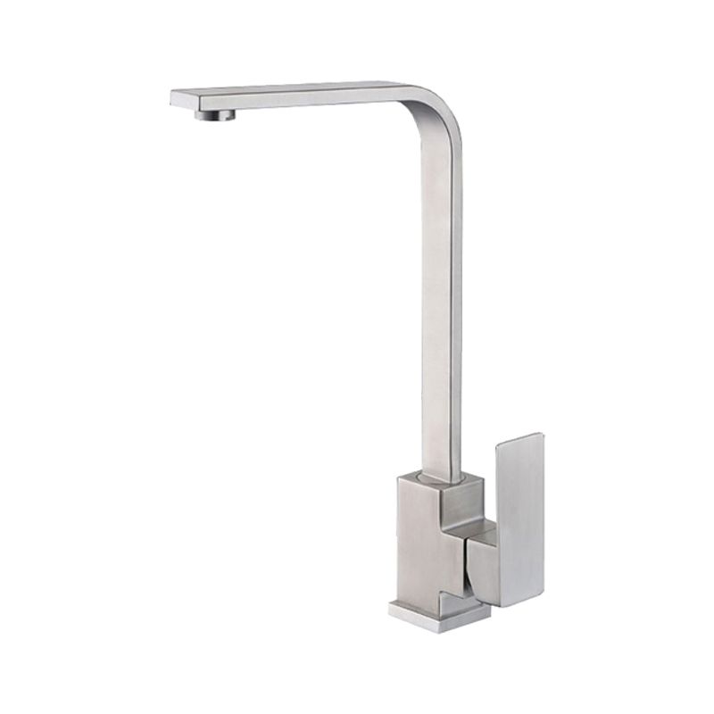 Modern Kitchen Sink Faucet 304 Stainless Steel with Handles and Supply Lines Pot Filler