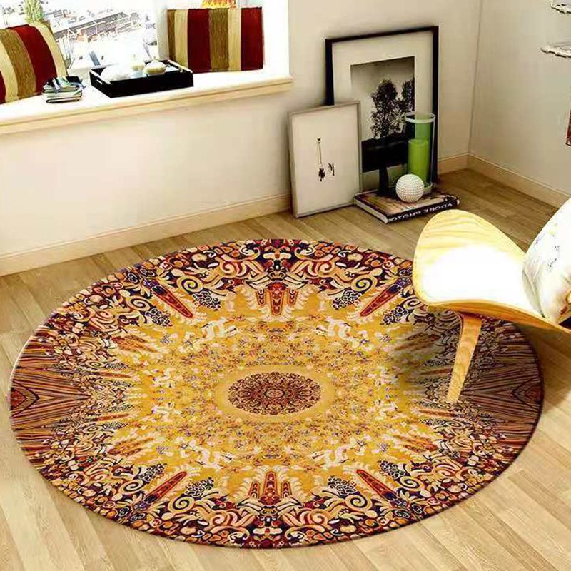 Patrón de la alfombra de la alfombra de la alfombra de la alfombra redonda alfombra del área persa de la alfombra resistente al interior para sala de estar para sala de estar