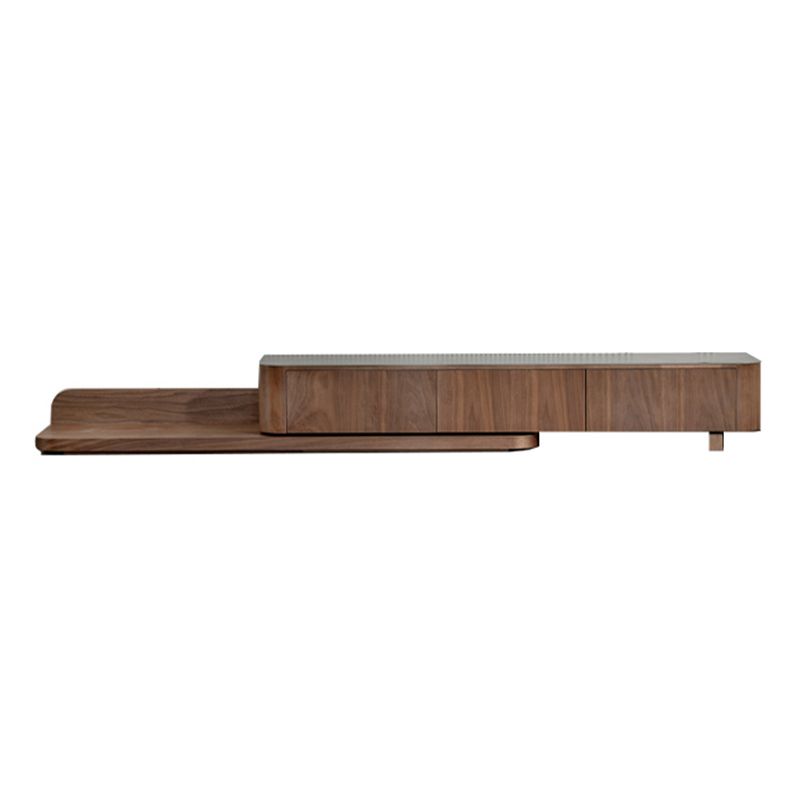 Modern Media Console TV Stand Stone Media Console with 3 Drawers