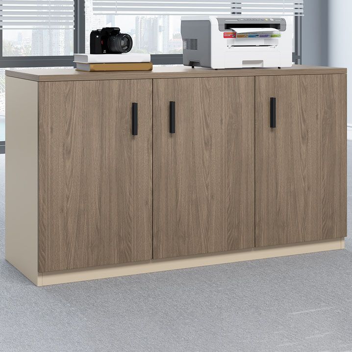 Nordic Style File Cabinet Solid Wood Frame Lateral File Cabinet Office