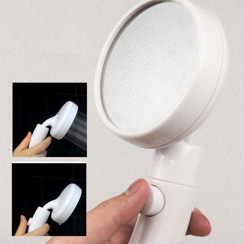 Modern Plastic Shower Head Standard Round Handheld Shower Heads