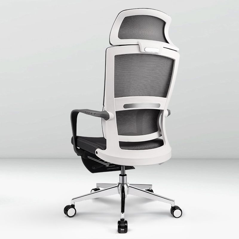 Fixed Arms Chair Modern Adjustable Seat Height Office Chair with Wheels