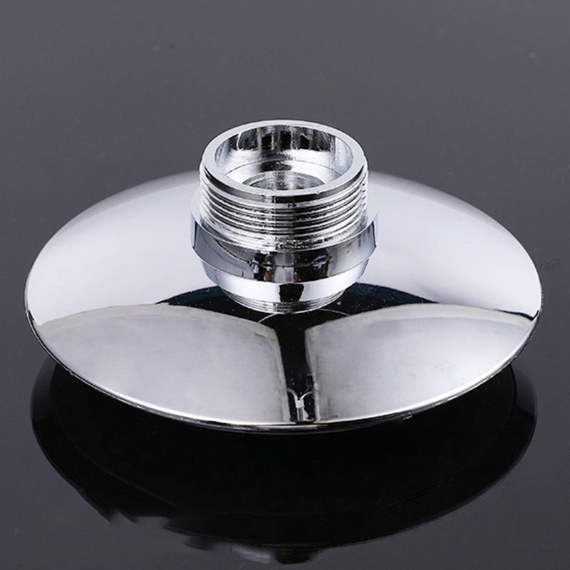 Round Shape Shower Head Modern Swivel Wall Mounted Fixed Shower Head