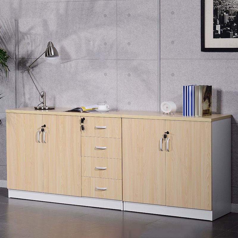 Wood Filing Cabinet Contemporary  Cabinet with Storage for Home or Office