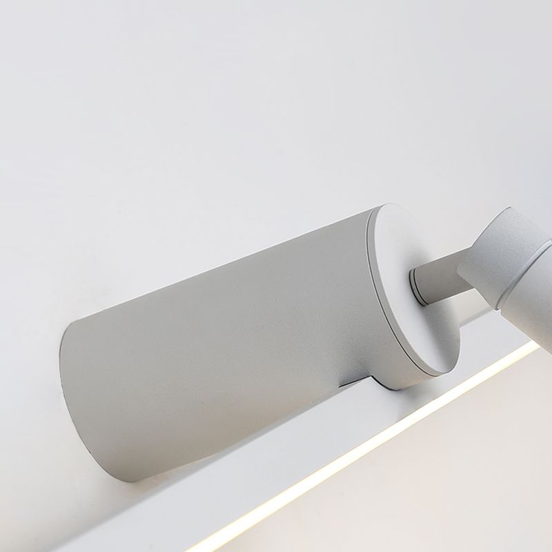 Simplicidad Luces de espejo de tocador alargado Luz de pared metálica Fixros para el baño