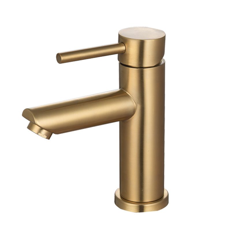 1-Handle Gold Nickel Widespread Faucet Single Hole Lever Vessel Sink Faucet with Drain