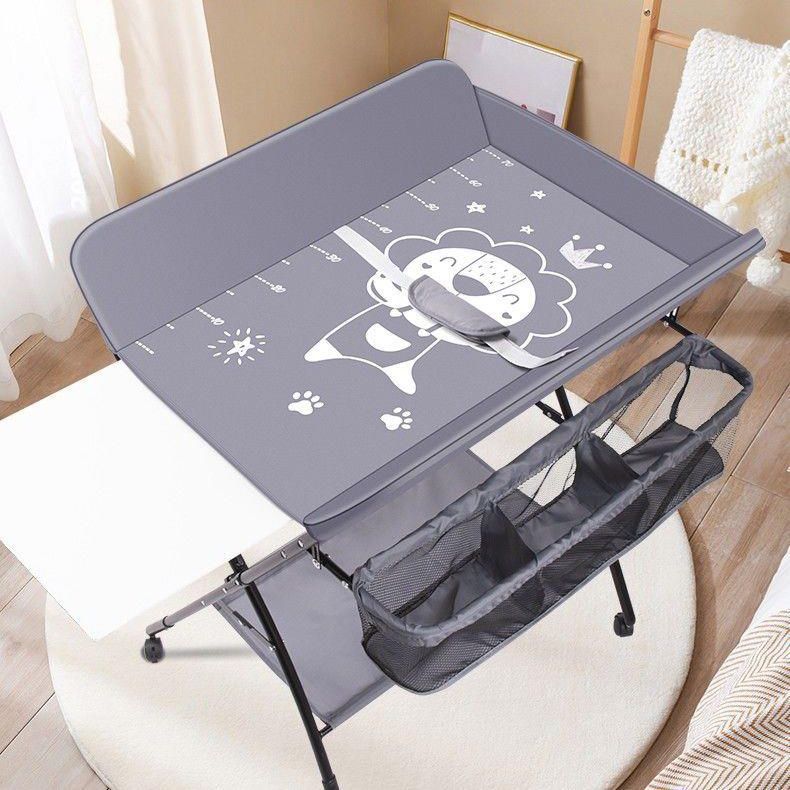 Folding Changing Table Modern Baby Changing Table with Basket