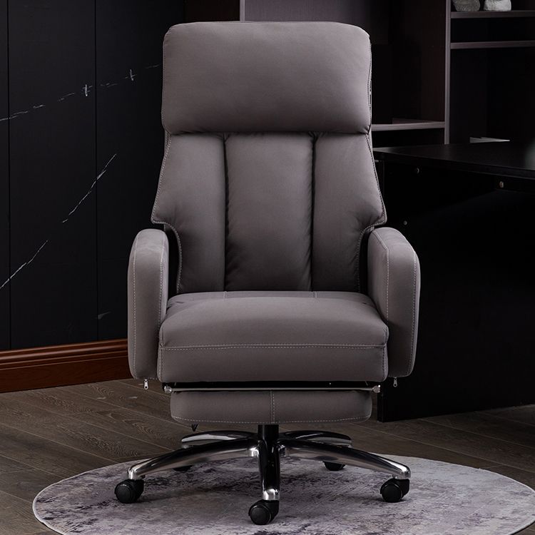 Modern No Arm Executive Chair Footrest Included Managers Chair for Office