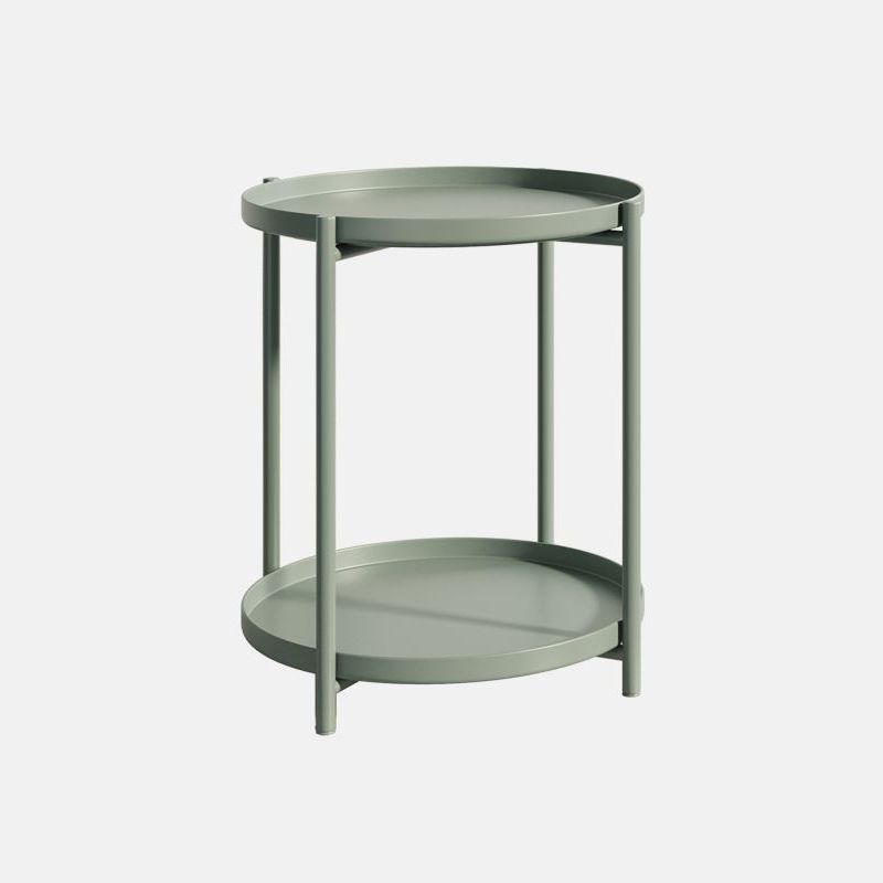 Modern Bed Nightstand Metal Accent Table Nightstand for Bedroom