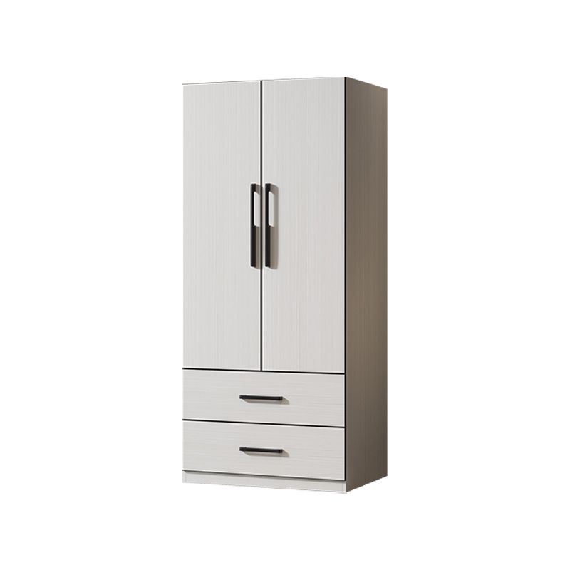 Hinged Storage Cabinet with Shelves Modern Wardrobe Closet for Home