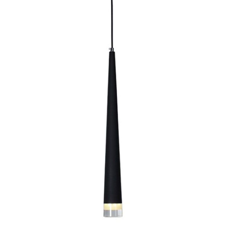 Minimalist Linear Pendant Lighting, Long Bar Acrylic Hanging Light for Living Room