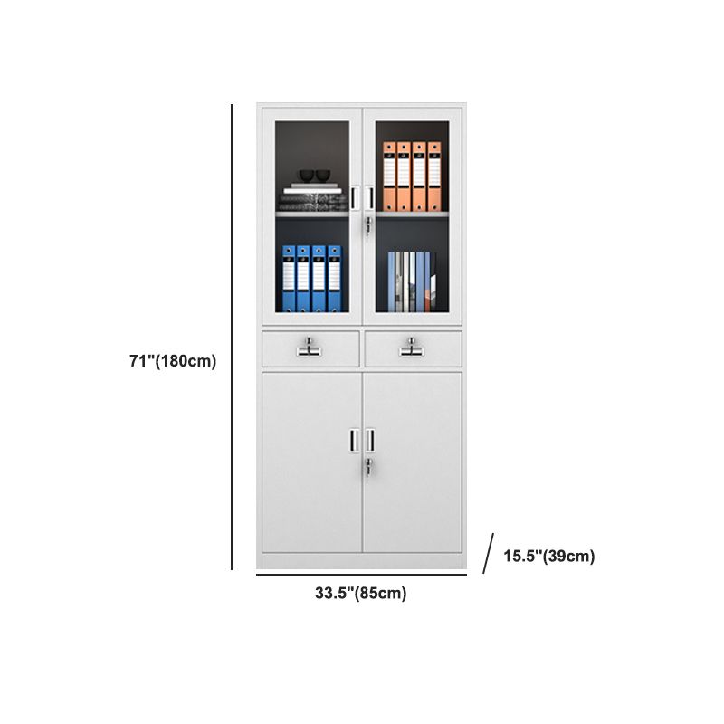 Vertical Filing Cabinet Fire-Resistant File Cabinet with Storage