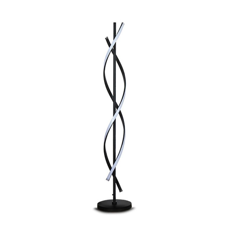 Spiral Wohnzimmer Stöbe Lampe Metall minimalistische LED LED STOLLE Light