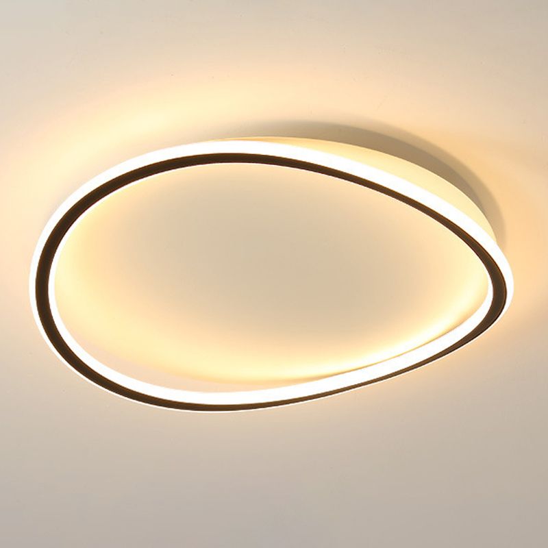 Modern Style Geometry Shape Ceiling Lighting Metal 1 Light Ceiling Lamp