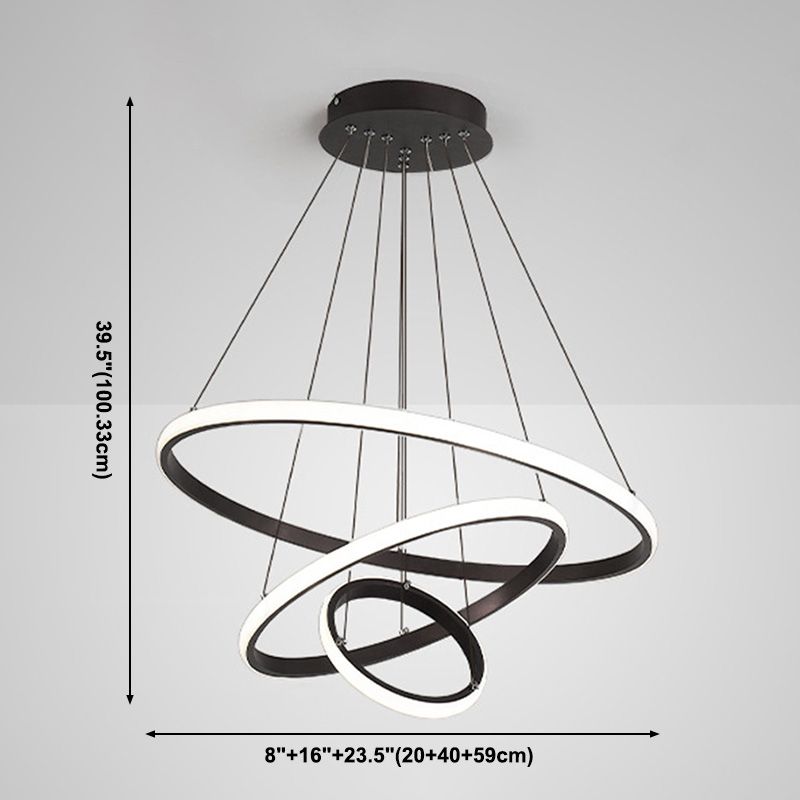 Luminaires de lustre à plusieurs niveaux